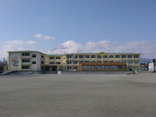 富士山に見守られて／＾o＾＼